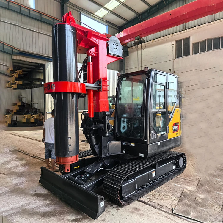 Small foundation pile driver Small foundation pile driver
